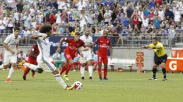 1-3. Marcelo anot¨® el primer tanto de penalti.