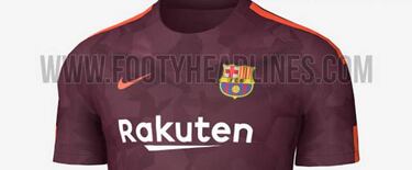 ¿Serán estas las camisetas del Barcelona en la 17/18?