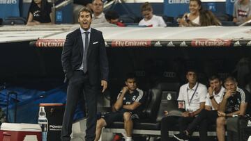 Julen Lopetegui, durante el Trofeo Santiago Bernabéu.
