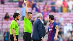 Revelan las duras frases que le dedicó Messi al árbitro