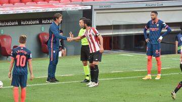 Lopetegui, junto a Ra&uacute;l Garc&iacute;a. 