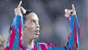<b>EL MEJOR.</b> Ronaldinho está en racha.