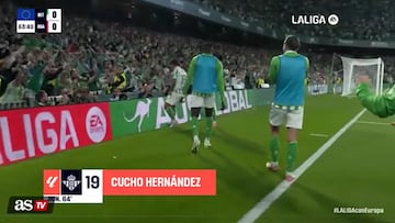 La sociedad Cucho-Isco para otro gol del colombiano con el Betis