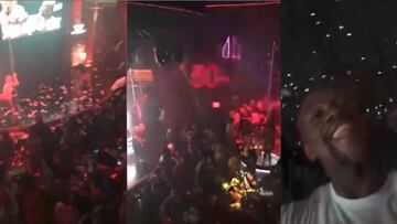 Floyd Mayweather compartió en Instagram imágenes de su fiesta en su club de alterne tras derrotar a Conor McGregor.