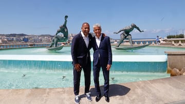 Mauro Silva y Bebeto en A Coruña.