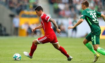 El volante James Rodríguez se estrenó con la camiseta del Bayern Múnich. El colombiano jugó los 45 minutos de la final de la Telekom Cup que ganó su equipo 2-0 sobre el Werder Bremen y participó en el primer gol de Thomas Müller.