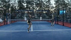 Paquito Navarro y una nueva clase mágica de pádel: el último recurso para devolver un globo