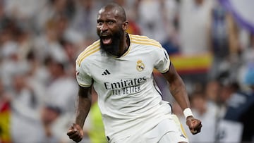 Rüdiger llega sobre la campana