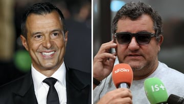 Jorge Mendes y Mino Raiola.