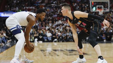 Victoria extraordinaria de los Timberwolves en Florida, con un juego coral que acab&oacute; con los l&iacute;deres del Este. Los 30 puntos de Herro no fueron suficientes para los Heat.