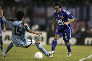 Marcelo Díaz era lateral derecho de la U en 2009.