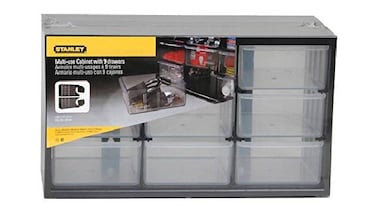 Organiza tus piezas más pequeñas con esta caja de almacenamiento de nueve cajones