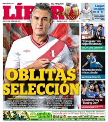 Portadas de la prensa deportiva