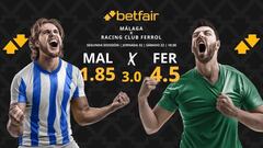 Málaga CF vs. Racing Club Ferrol: horario, dónde ver, pronósticos y clasificación