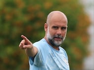 Guardiola, entrenador del City.