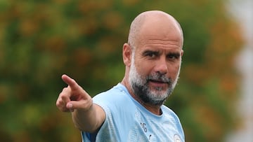 Guardiola, entrenador del City.
