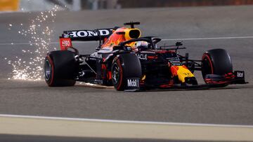 Max Verstappen (Red Bull RB16B). Bahr&eacute;in, F1 2021. 