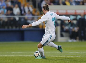 0-1. Gareth Bale marcó el primer gol. 