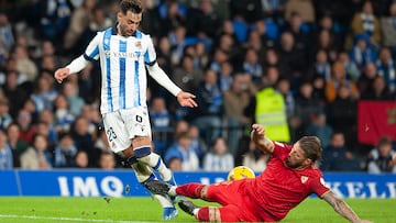 26/11/23 PARTIDO PRIMERA DIVISION 
REAL SOCIEDAD - SEVILLA FC
Expulsion de SERGIO RAMOS jugador del Sevilla Futbol Club
 
