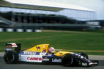 Nigel Mansell se coronó campeón del mundo con Williams-Renault en el GP de Hungría, logrando 9 victorias esa temporada (cinco de ellas de forma consecutiva al inicio de la temporada).