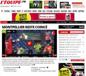 Portadas de la prensa extranjera