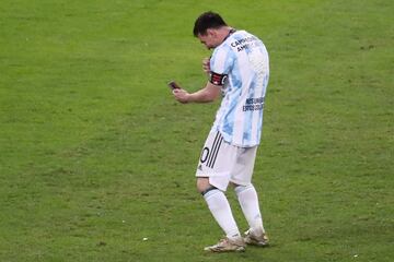 La victoria de Argentina ante Brasil en im¨¢genes
