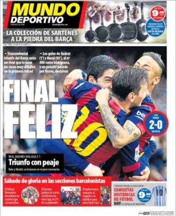 Portadas de la prensa deportiva