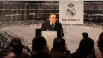 El presidente del Real Madrid, Florentino P&eacute;rez.
