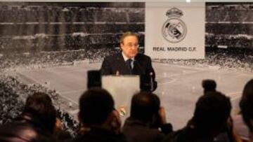 El presidente del Real Madrid, Florentino Pérez.