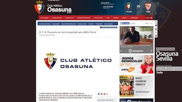 "Alivio importante" en el club al no ser imputado por delito fiscal