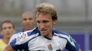 <b>REGRESO. </b>Diego Rivas, durante un partido del Real de este curso.