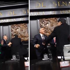 VIDEO | Momento exacto en que ‘Alito’ Moreno y Noroña protagonizan pelea en el Senado