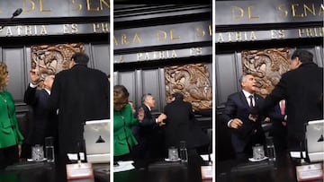VIDEO | Momento exacto en que ‘Alito’ Moreno y Noroña protagonizan pelea en el Senado