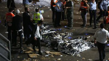 Una avalancha en una festividad religiosa en Israel deja al menos 44 muertos y 150 heridos