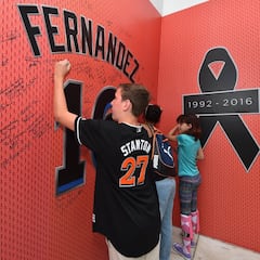 Así fue la emotiva ceremonia en honor a José Fernández