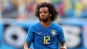 Marcelo durante un partido.