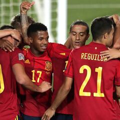Ansu Fati shines as Spain seal good start to new Luis Enrique tenure