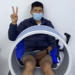 Nairo Quintana realiza trabajos de recuperación de sus rodillas