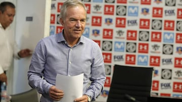 La frase con que Ruiz-Tagle puso en duda la continuidad de Guede