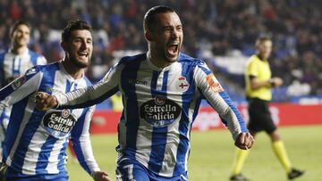 16/12/18 PARTIDO SEGUNDA DIVISION
DEPORTIVO DE LA CORUÑA - ZARAGOZA
TERCER GOL QUIQUE GONZALEZ 3-1 ALEGRIA