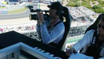 <b>DESPEDIDA. </b>Las cámaras de RTVE dejan los circuitos.