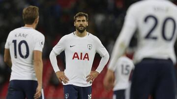 Llorente con el Tottenham.