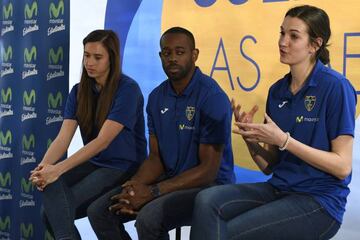 Inés Orselli, Jamar Wilson y Linda Rubene.