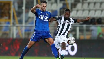 Marlos Moreno jug&oacute; su primer partido con Portimonense en la Liga de Portugal.