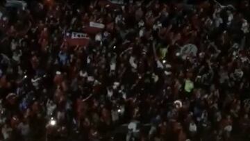 "Gracias por el apoyo..." el video de Vidal desde el hotel