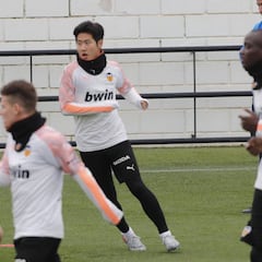 Kang-in se hace un esguince en el último entrenamiento