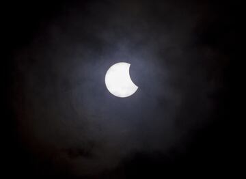 El eclipse de Sol pudo verse tambin desde otros pases americanos aunque de forma parcial. Esta foto fue tomada desde la Unviersidad Nacional de Ingenieria de Nicaragua, donde se pudo contemplar de forma parcial.