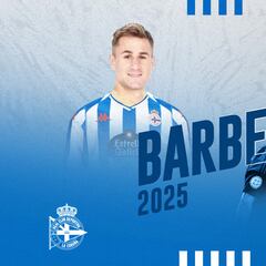 Oficial: Barbero, otro refuerzo para la delantera del Deportivo
