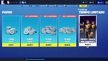 Fortnite: pack de Mina Maquinista ya disponible; precio y contenidos