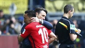 Ni el golazo de Marco Fabián evitó la derrota del Eintracht